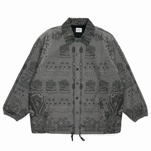 画像2: BUENA VISTA/Maria's tassel coach jacket（CHARCOAL）［マリアズタッセルコーチJKT-25秋冬］