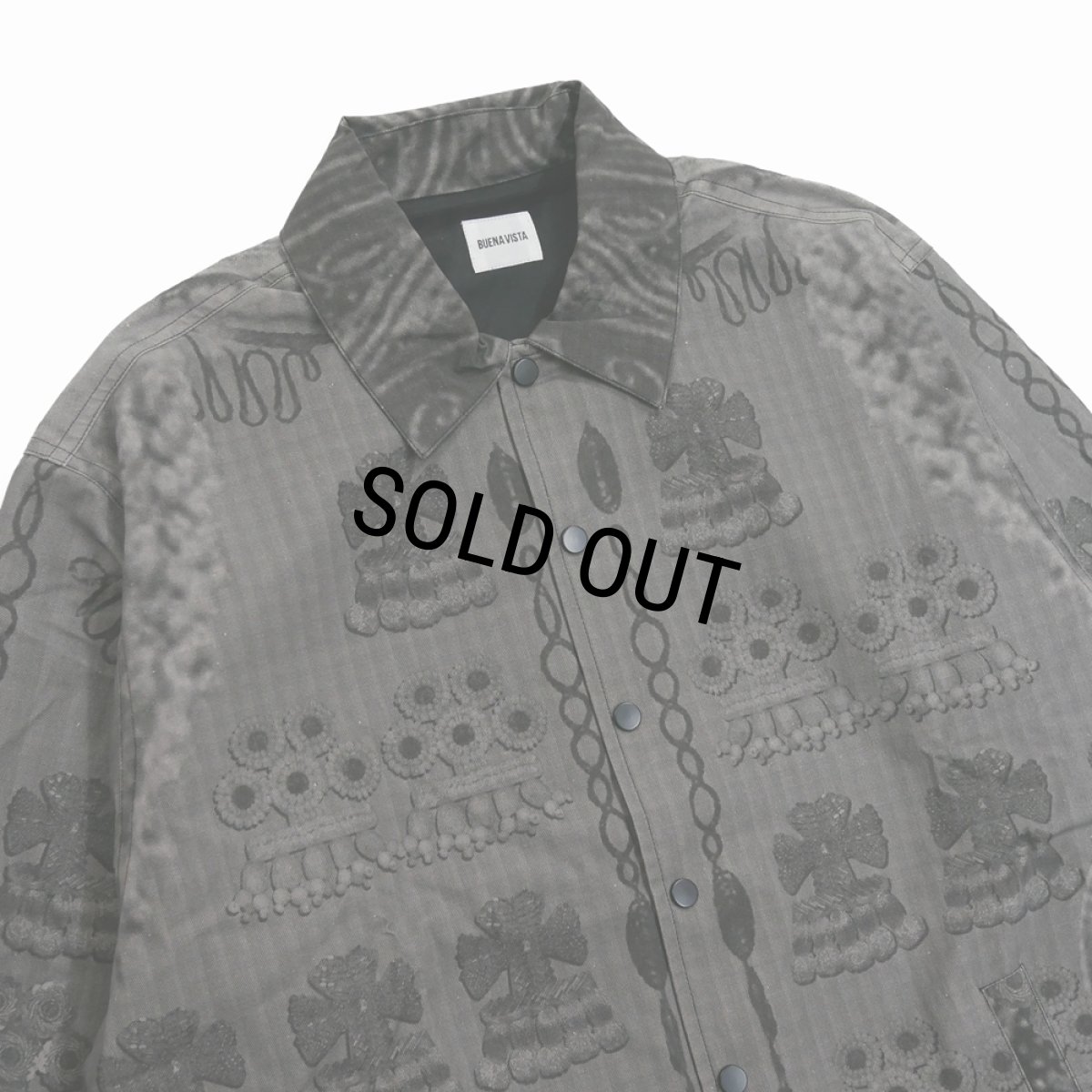 画像3: 【30%OFF】BUENA VISTA/Maria's tassel coach jacket（CHARCOAL）［マリアズタッセルコーチJKT-25秋冬］ (3)