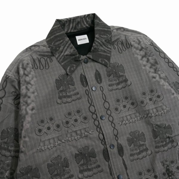 画像3: BUENA VISTA/Maria's tassel coach jacket（CHARCOAL）［マリアズタッセルコーチJKT-25秋冬］