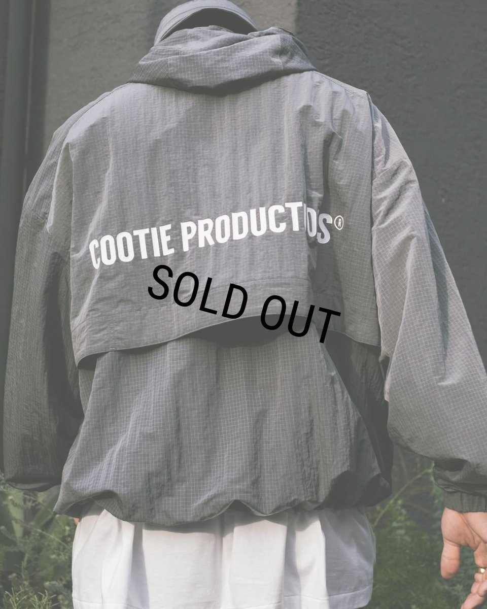 画像3: COOTIE PRODUCTIONS/Nylon Ripstop Training Jacket（Gray）［ナイロンリップストップトレーニングJKT-25秋冬］ (3)
