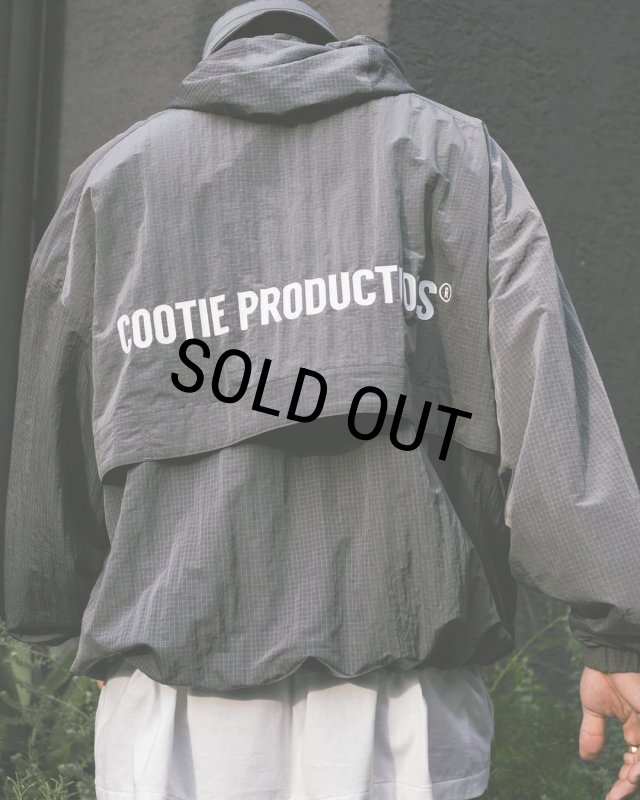 COOTIE PRODUCTIONS/Nylon Ripstop Training Jacket（Gray）［ナイロン