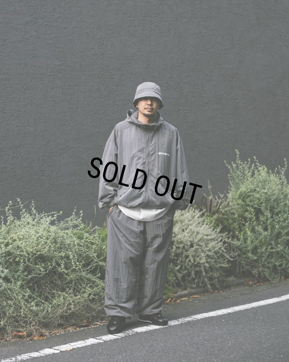 画像4: COOTIE PRODUCTIONS/Nylon Ripstop Training Pants（Gray）［ナイロンリップストップトレーニングパンツ-25秋冬］ (4)