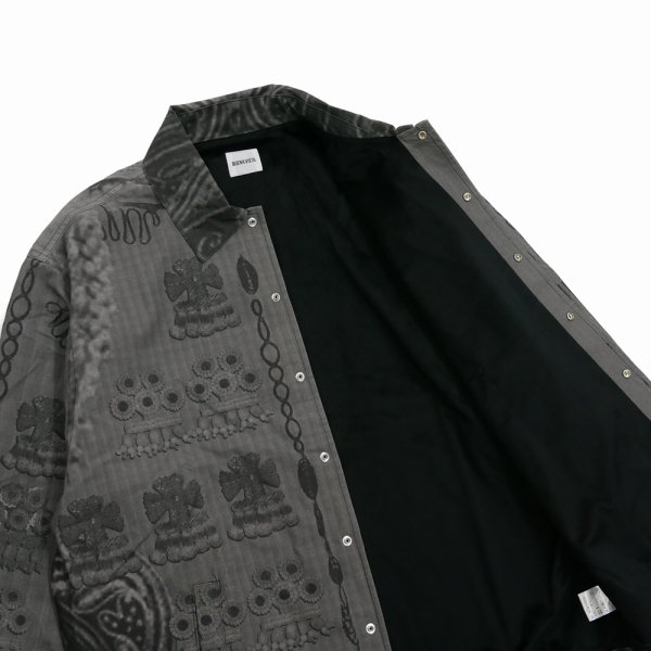 画像4: BUENA VISTA/Maria's tassel coach jacket（CHARCOAL）［マリアズタッセルコーチJKT-25秋冬］