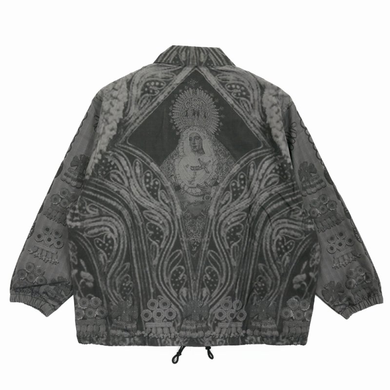 画像2: BUENA VISTA/Maria's tassel coach jacket（CHARCOAL）［マリアズタッセルコーチJKT-25秋冬］