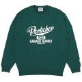 PORKCHOP/SCRIPT COLLEGE SWEAT（GREEN）［スクリプトカレッジスウェット-25秋冬］
