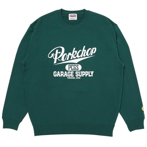 他の写真1: PORKCHOP/SCRIPT COLLEGE SWEAT（GREEN）［スクリプトカレッジスウェット-25秋冬］