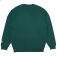 画像2: PORKCHOP/SCRIPT COLLEGE SWEAT（GREEN）［スクリプトカレッジスウェット-25秋冬］ (2)
