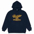 PORKCHOP/SCRIPT COLLEGE HOODIE（NAVY）［スクリプトカレッジフーディー-25秋冬］