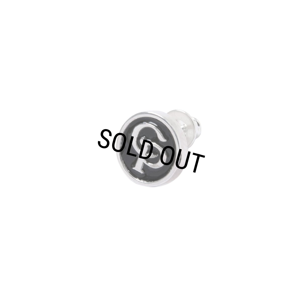 画像1: COOTIE PRODUCTIONS/Symbol Earring（Silver/Black）［シンボルイヤリング-25秋冬］ (1)
