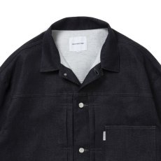 画像3: COOTIE PRODUCTIONS/Reverse Loop Denim Jacket（Type 1st）（Indigo Rigid）［リバースループデニムJKT-25秋冬］ (3)