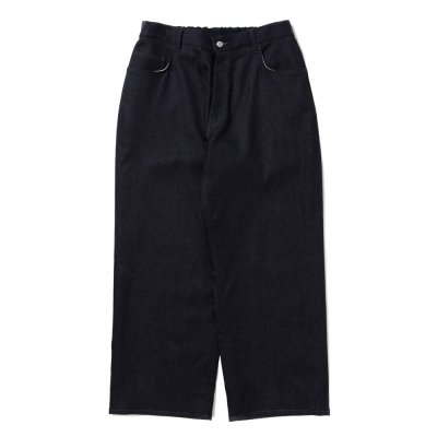 画像1: COOTIE PRODUCTIONS/Reverse Loop Denim 5 Pocket Baggy Easy Pants（Indigo Rigid）［リバースループデニム5ポケットバギーイージーパンツ-25秋冬］