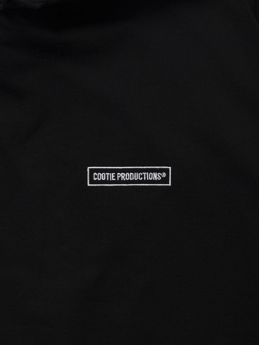 画像2: COOTIE PRODUCTIONS/Heavy Oz Jersey Plain Hoodie（Black）［プレーンフーディー-25秋冬］ (2)
