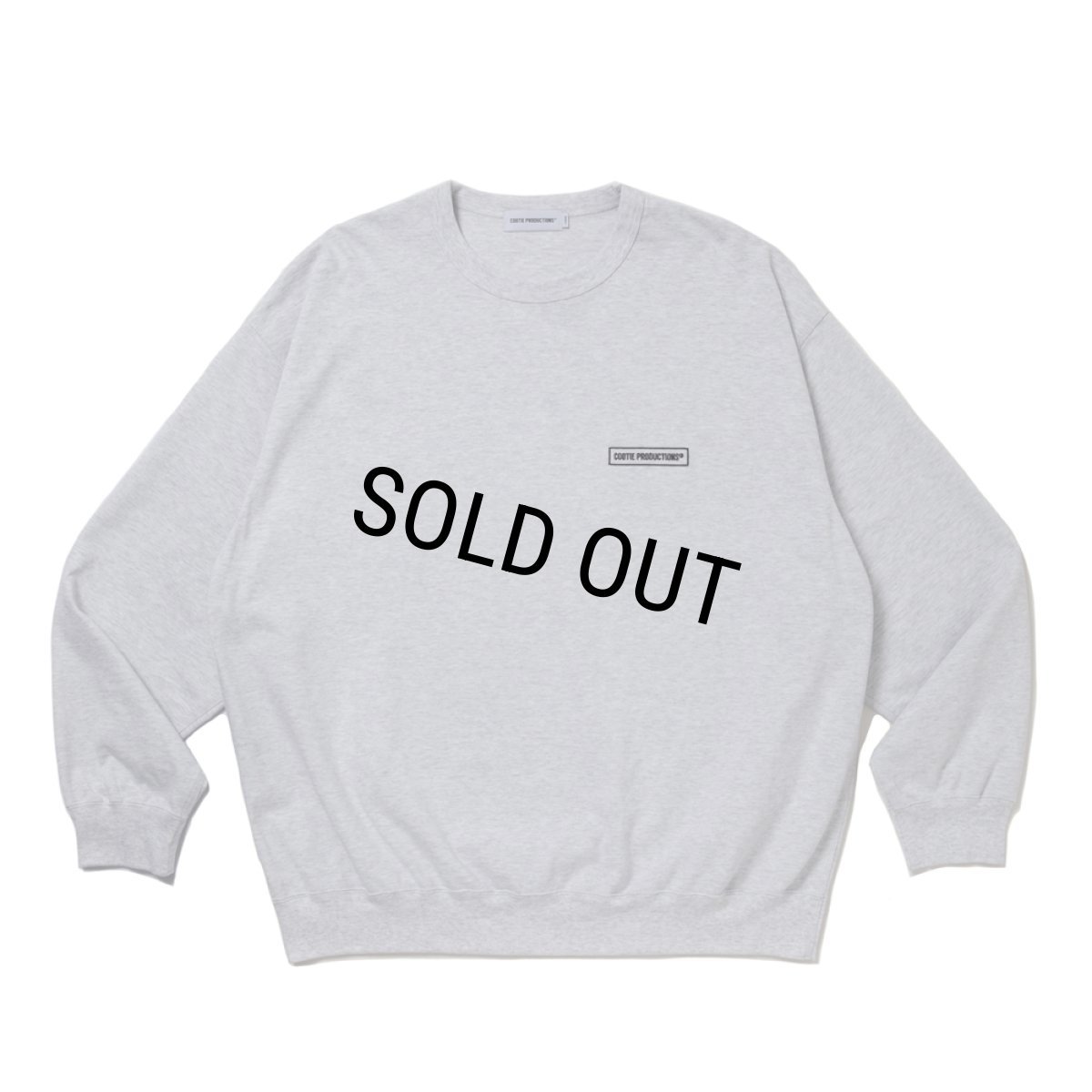 画像1: COOTIE PRODUCTIONS/Heavy Oz Jersey Plain Crew（Oatmeal）［プレーンクルー-25秋冬］ (1)