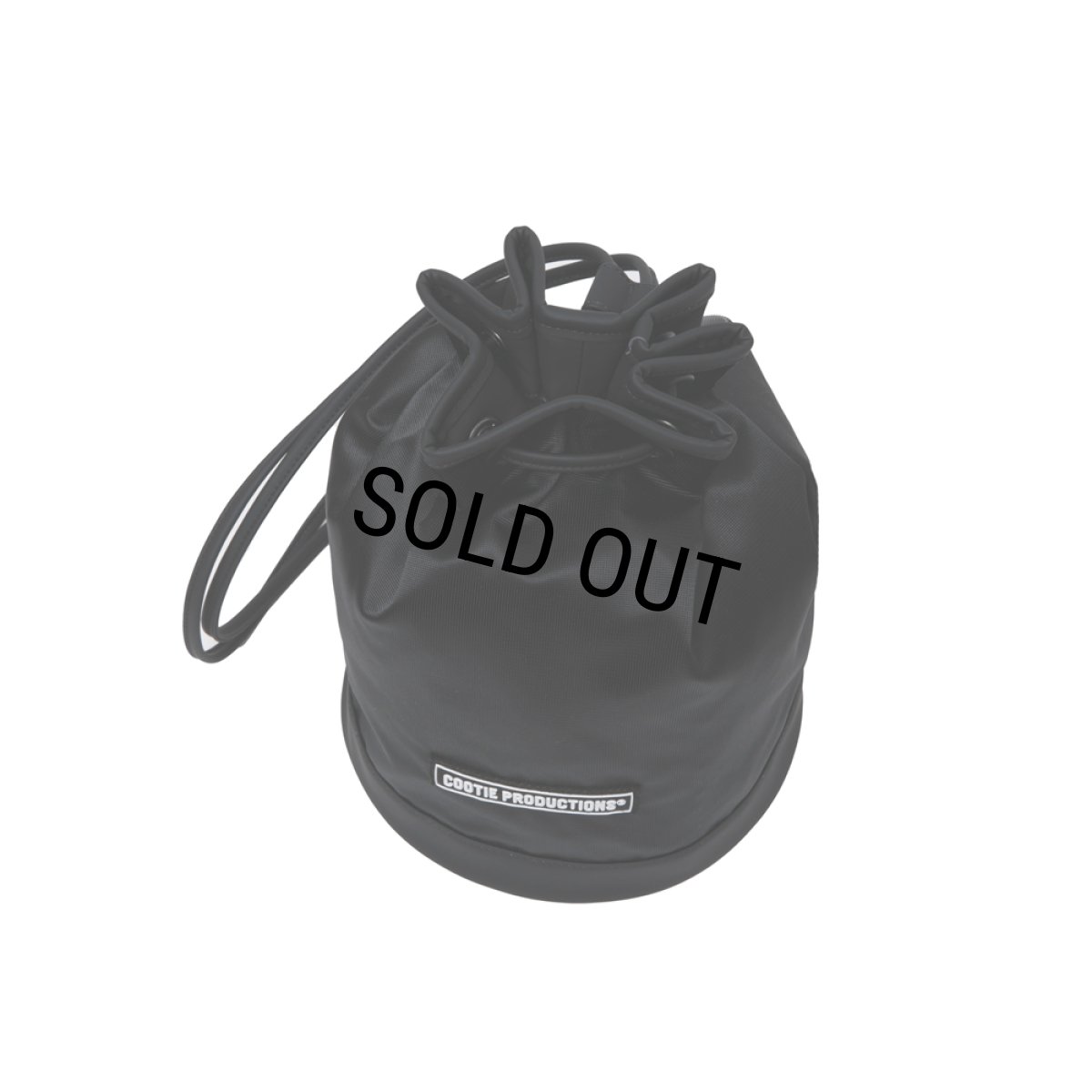 画像4: COOTIE PRODUCTIONS/Drawstring Shoulder Bag（Black）［ドローストリングショルダーバッグ-25秋冬］ (4)