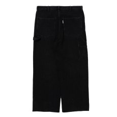 画像2: COOTIE PRODUCTIONS/Sulfur Dyed Exaggerated Twill Painter Pants（Black）［ツイルペインターパンツ-25秋冬］ (2)