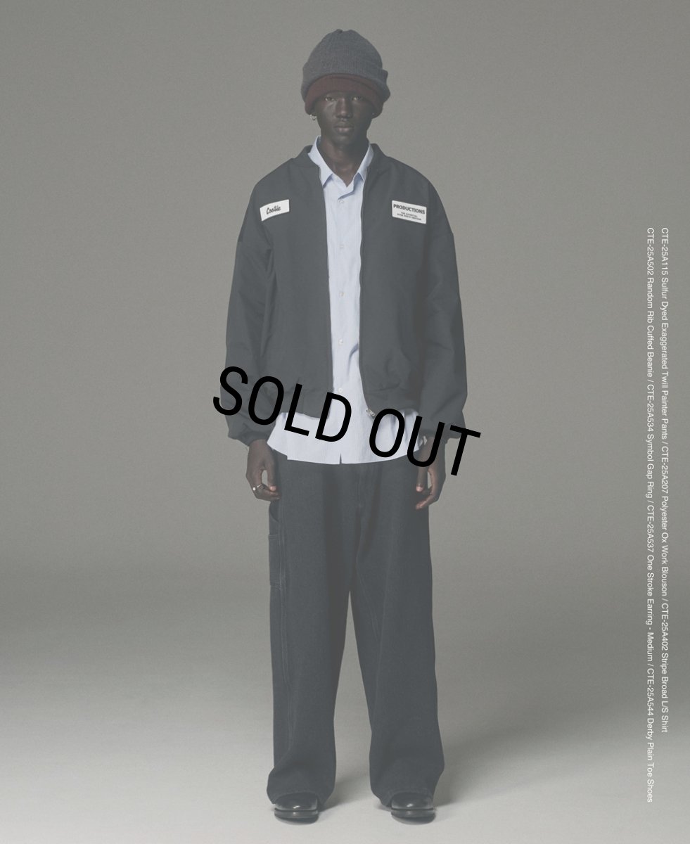 画像7: COOTIE PRODUCTIONS/Sulfur Dyed Exaggerated Twill Painter Pants（Black）［ツイルペインターパンツ-25秋冬］ (7)