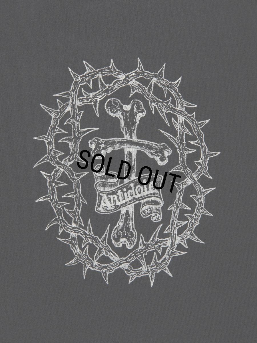 画像3: ANTIDOTE BUYERS CLUB/Fade Wash Sweat Pants（Thorn & Flames）（Black） (3)