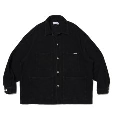 画像1: COOTIE PRODUCTIONS/Sulfur Dyed Exaggerated Twill Coverall（Black）［ツイルカバーオール-25秋冬］ (1)