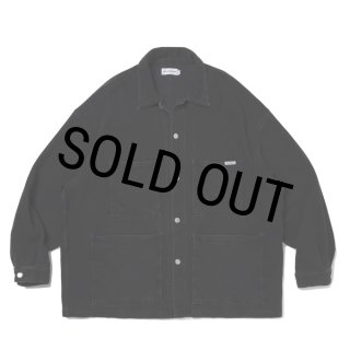 COOTIE PRODUCTIONS/Sulfur Dyed Exaggerated Twill Coverall(Black COOTIE PRODUCTIONS/Sulfur Dyed Exaggerated Twill Coverall(Black