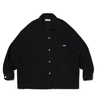画像1: COOTIE PRODUCTIONS/Sulfur Dyed Exaggerated Twill Coverall（Black）［ツイルカバーオール-25秋冬］