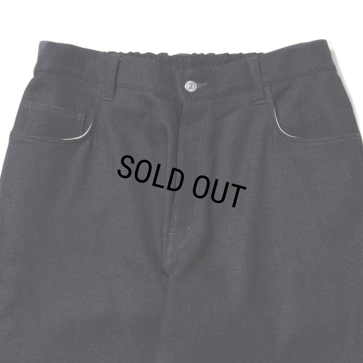 画像3: COOTIE PRODUCTIONS/Reverse Loop Denim 5 Pocket Baggy Easy Pants（Indigo Rigid）［リバースループデニム5ポケットバギーイージーパンツ-25秋冬］ (3)