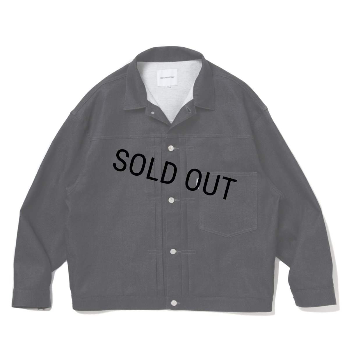 画像1: COOTIE PRODUCTIONS/Reverse Loop Denim Jacket（Type 1st）（Indigo Rigid）［リバースループデニムJKT-25秋冬］ (1)