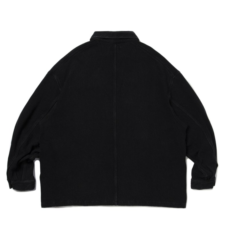 画像2: COOTIE PRODUCTIONS/Sulfur Dyed Exaggerated Twill Coverall（Black）［ツイルカバーオール-25秋冬］