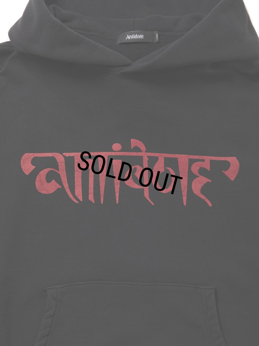 画像4: ANTIDOTE BUYERS CLUB/Fade Wash Sweat Parka（Grim Reaper）（Black） (4)