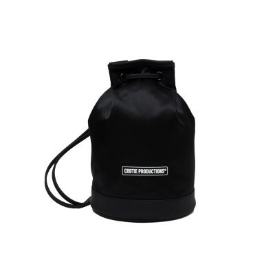 画像1: COOTIE PRODUCTIONS/Drawstring Shoulder Bag（Black）［ドローストリングショルダーバッグ-25秋冬］