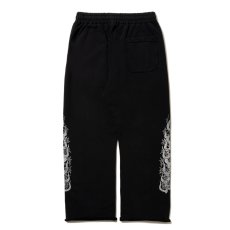 画像2: ANTIDOTE BUYERS CLUB/Fade Wash Sweat Pants（Thorn & Flames）（Black） (2)