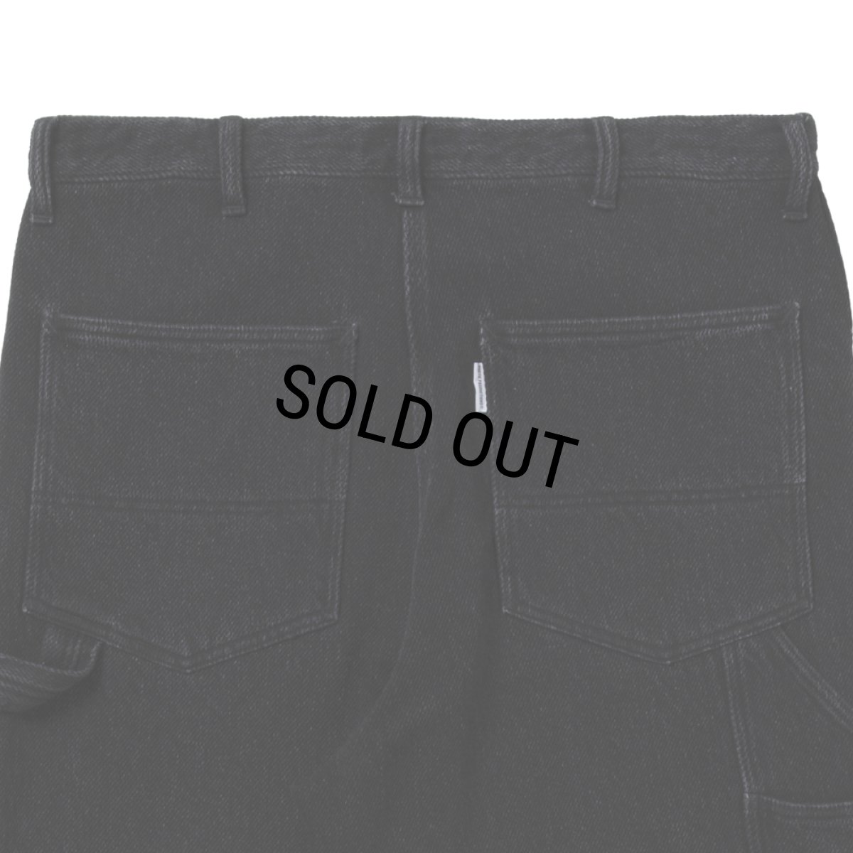 画像4: COOTIE PRODUCTIONS/Sulfur Dyed Exaggerated Twill Painter Pants（Black）［ツイルペインターパンツ-25秋冬］ (4)