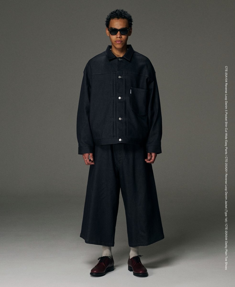 画像5: COOTIE PRODUCTIONS/Reverse Loop Denim Jacket（Type 1st）（Indigo Rigid）［リバースループデニムJKT-25秋冬］ (5)