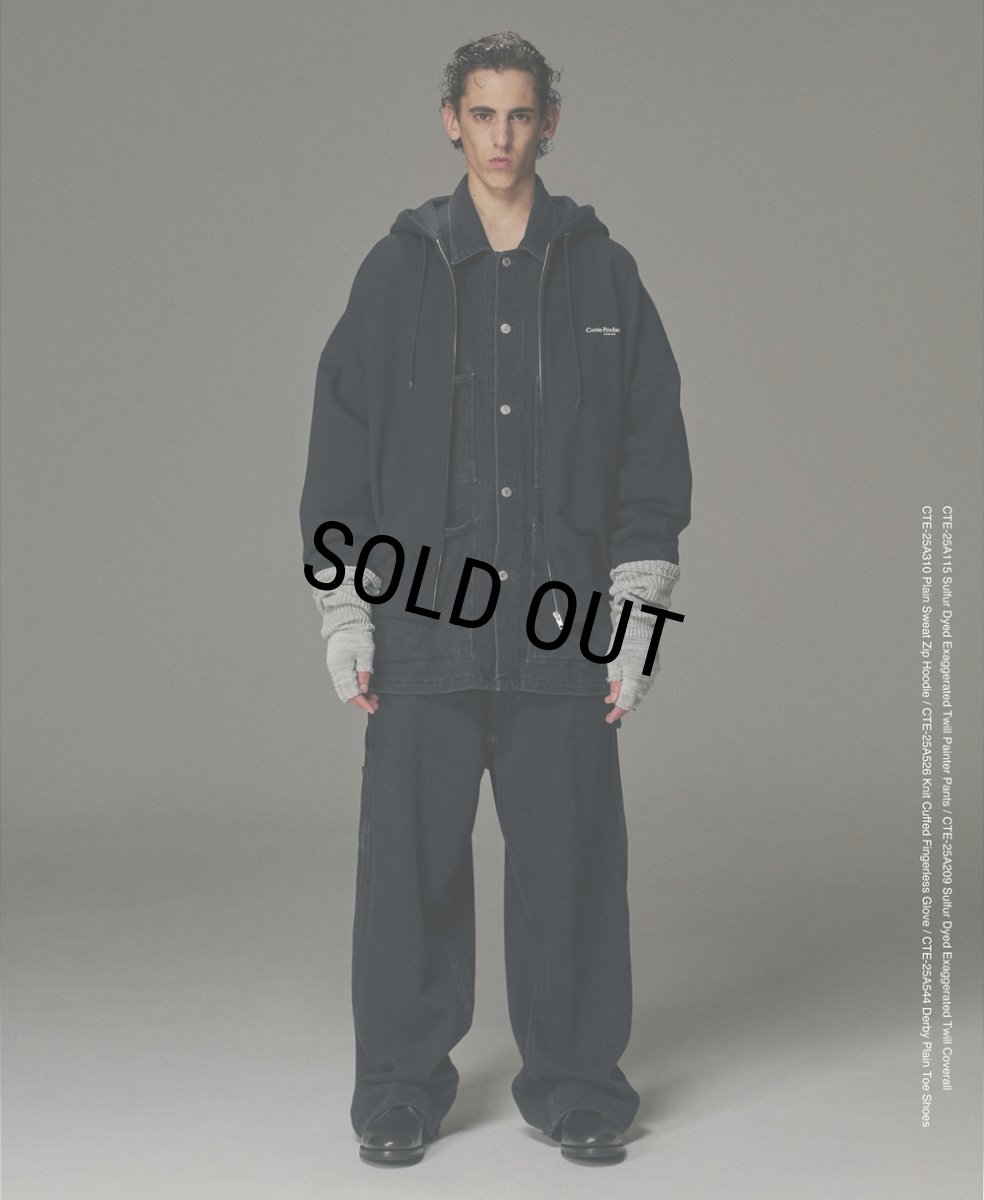 画像8: COOTIE PRODUCTIONS/Sulfur Dyed Exaggerated Twill Painter Pants（Black）［ツイルペインターパンツ-25秋冬］ (8)
