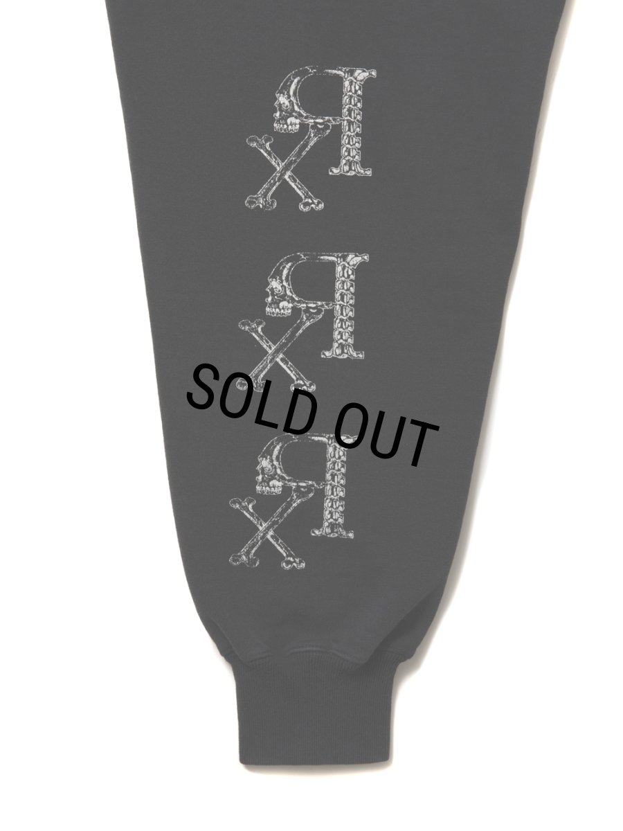 画像3: ANTIDOTE BUYERS CLUB/Fade Wash Sweat Parka（Grim Reaper）（Black） (3)