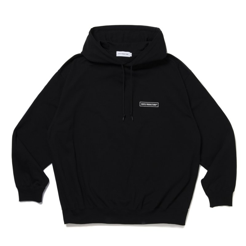 画像1: COOTIE PRODUCTIONS/Heavy Oz Jersey Plain Hoodie（Black）［プレーンフーディー-25秋冬］