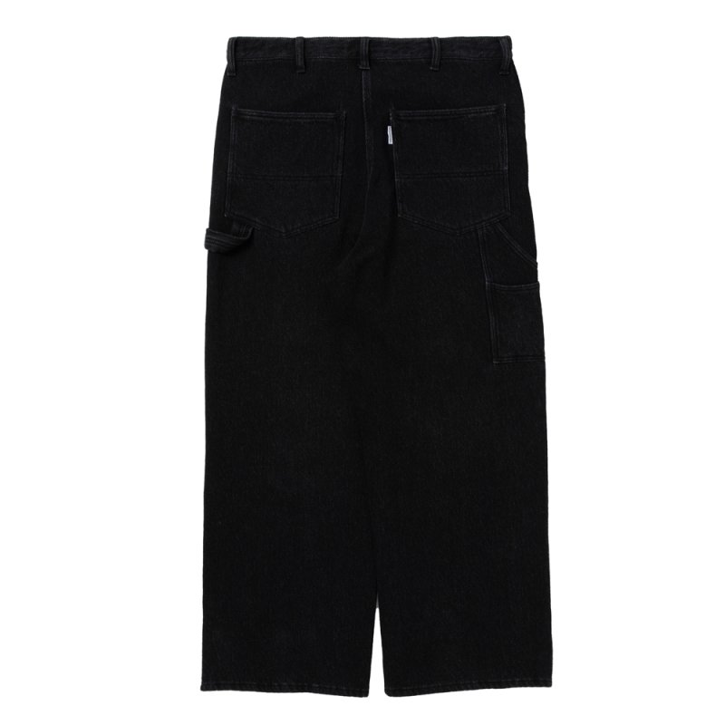 画像2: COOTIE PRODUCTIONS/Sulfur Dyed Exaggerated Twill Painter Pants（Black）［ツイルペインターパンツ-25秋冬］