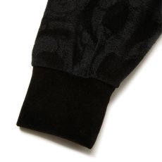 画像6: CALEE/JQ VELOUR JACKET ＜SNAKE PATTERN＞（BLACK）［ジャガードベロアJKT-25秋冬］ (6)