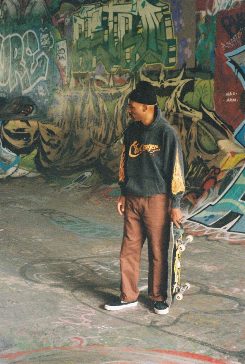 画像3: CHALLENGER/SNAKING LOGO HOODIE（BLACK）［スネーキングロゴフーディー-25秋冬］