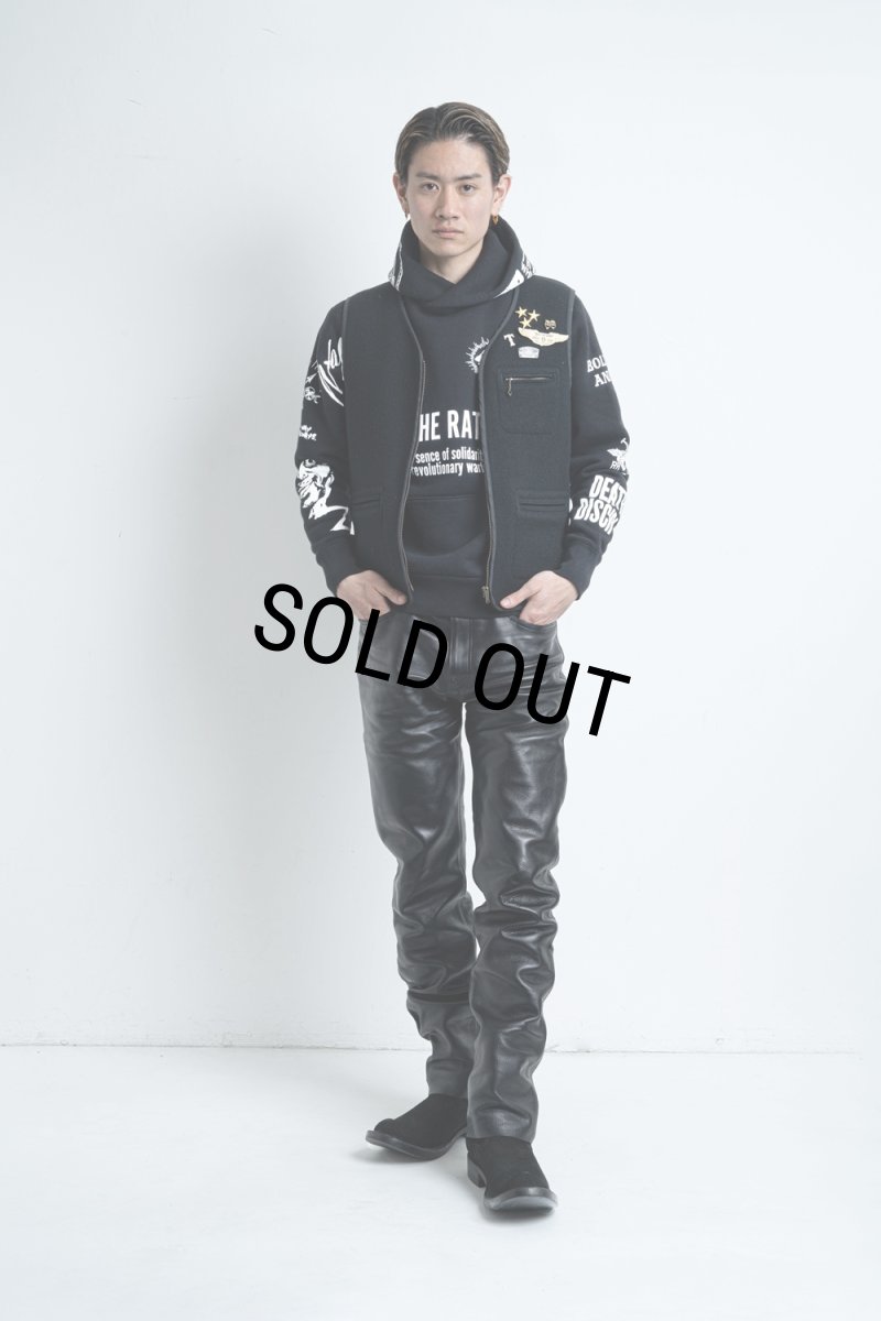 画像15: RATS/CRAZY HOODIE（BLACK）［クレイジーフーディー-25秋冬］ (15)