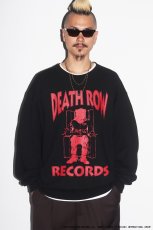 画像3: WACKO MARIA/DEATH ROW RECORDS / GARMENT DYED SWEAT SHIRT（BLACK）［ガーメントダイクルースウェット-25秋冬］ (3)