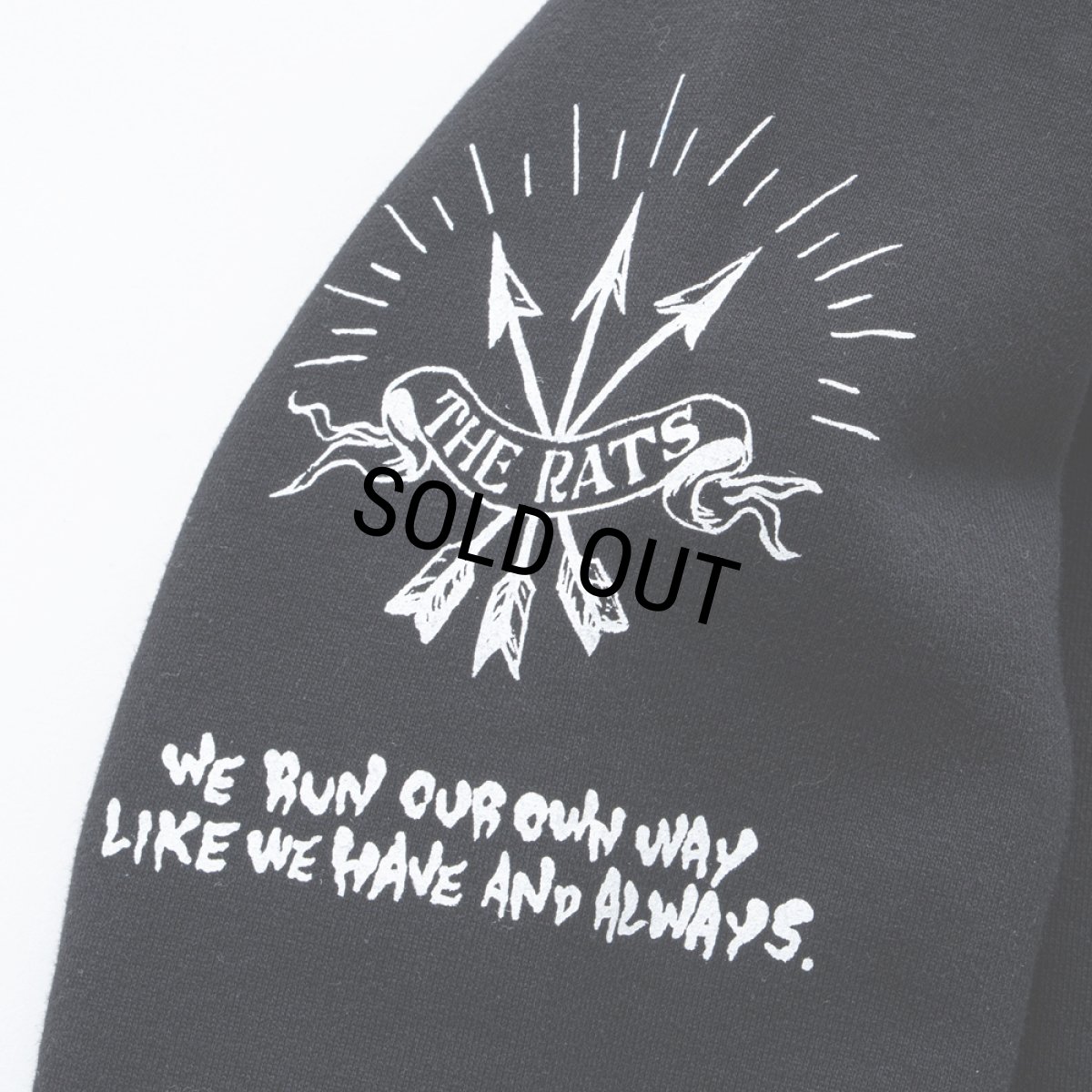 画像8: RATS/CRAZY HOODIE（BLACK）［クレイジーフーディー-25秋冬］ (8)