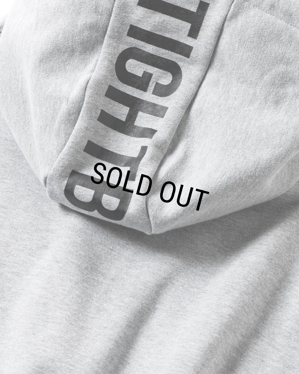 画像7: TIGHTBOOTH/HOODED LOGO SWEAT（Grey）［フーデッドロゴスウェット-25秋冬］ (7)