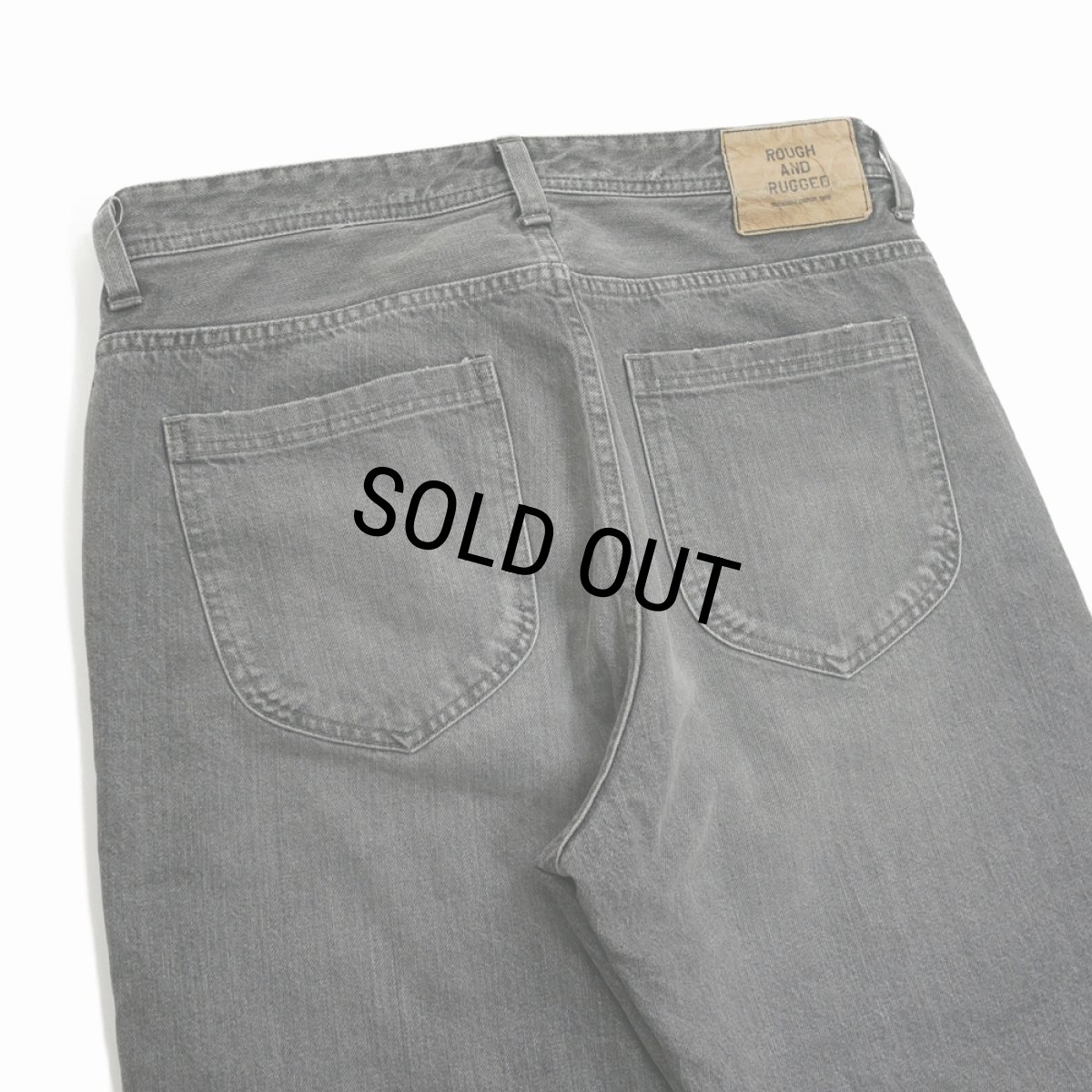 画像8: 【30%OFF】ROUGH AND RUGGED/BANKS（BLACK）［ユーズド加工デニムパンツ-25秋冬］ (8)