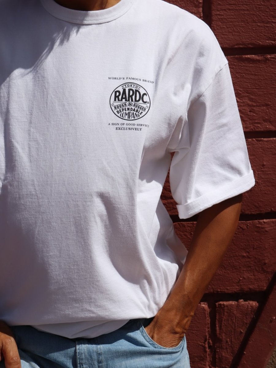 画像3: ROUGH AND RUGGED/DESIGN SS（WHITE）［プリントT-25秋冬］ (3)