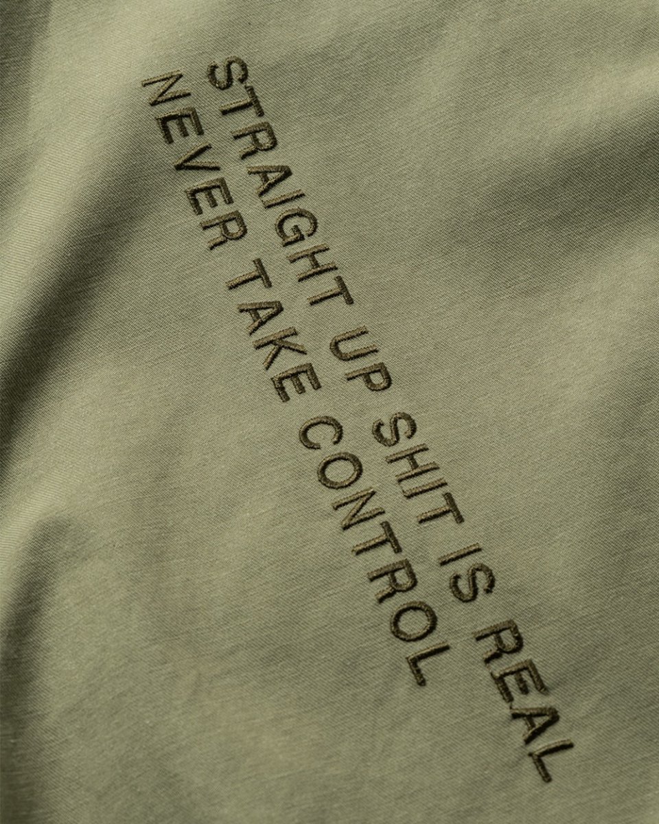 画像11: TIGHTBOOTH/LABEL LOGO BDU SHIRT（Olive）［ラベルロゴBDUシャツ-25秋冬］ (11)