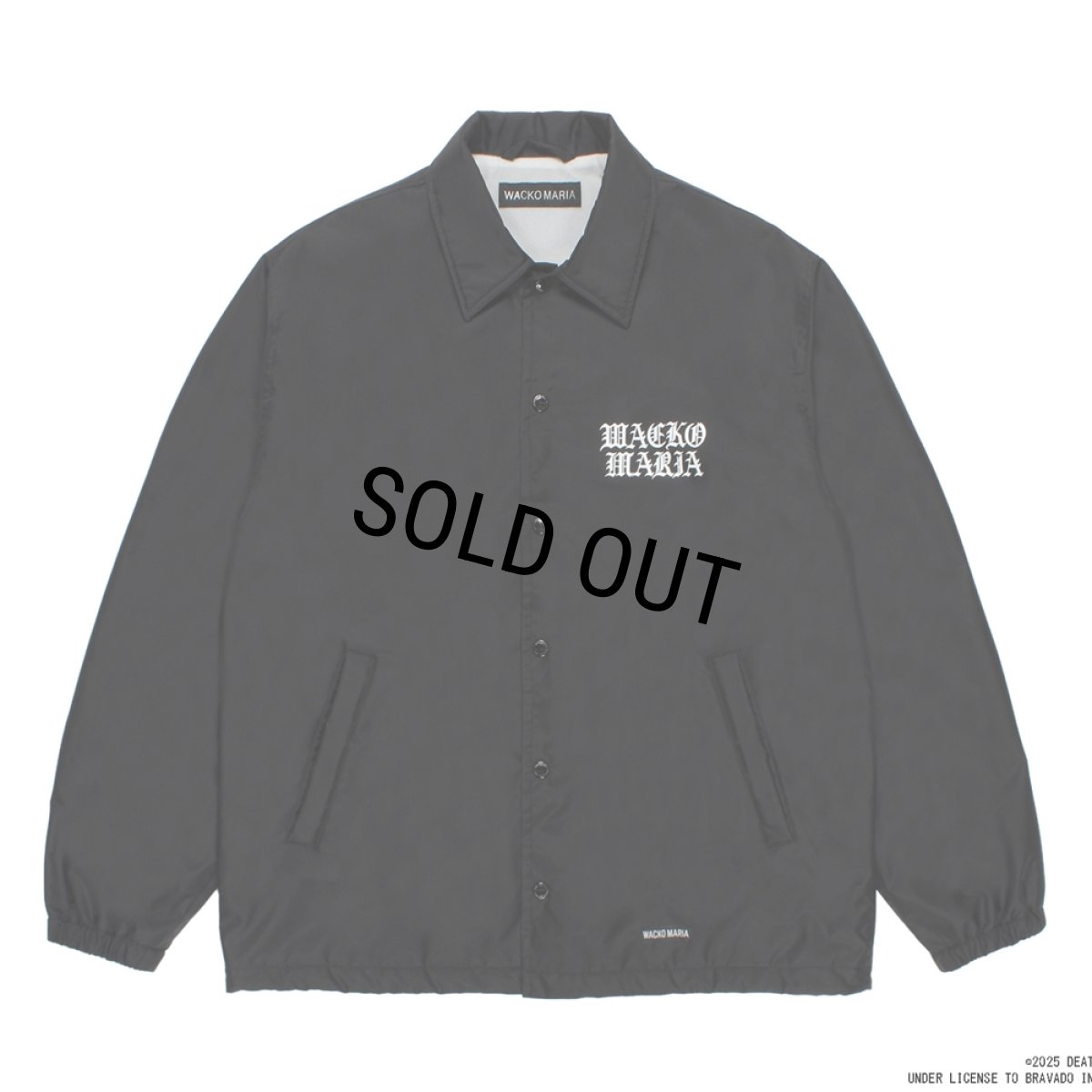 画像2: WACKO MARIA/DEATH ROW RECORDS / COACH JACKET（BLACK）［コーチJKT-25秋冬］ (2)