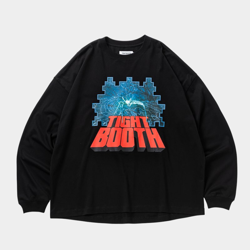 画像1: TIGHTBOOTH/SPIDER WALK LS T-SHIRT（Black）［スパイダーウォーク長袖T-25秋冬］