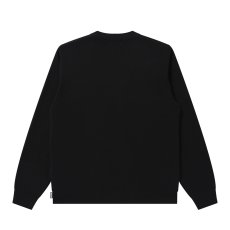 画像2: BlackEyePatch/SMALL OG LABEL CARDIGAN（BLACK） (2)
