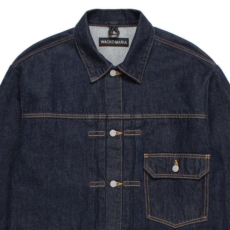 画像2: WACKO MARIA/DENIM TRUCKER JACKET（INDIGO）［デニムトラッカーJKT-25秋冬］