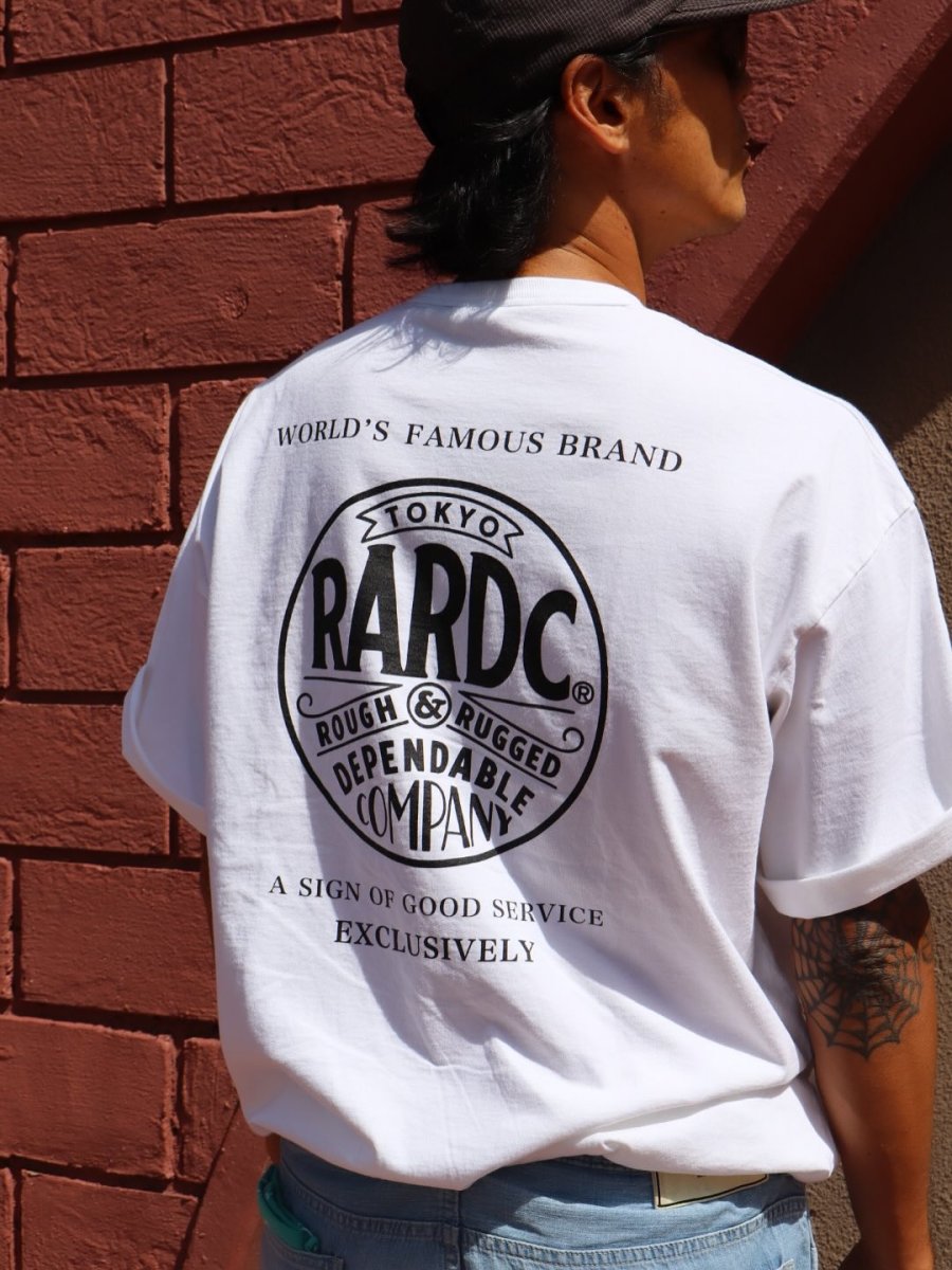 画像4: ROUGH AND RUGGED/DESIGN SS（WHITE）［プリントT-25秋冬］ (4)